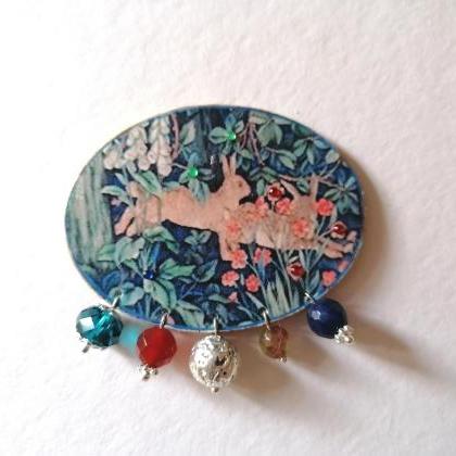 William Morris Forest Brooch