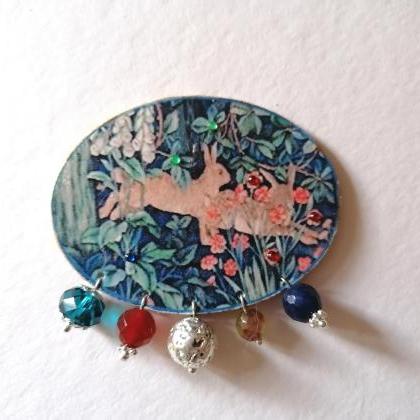 William Morris Forest Brooch