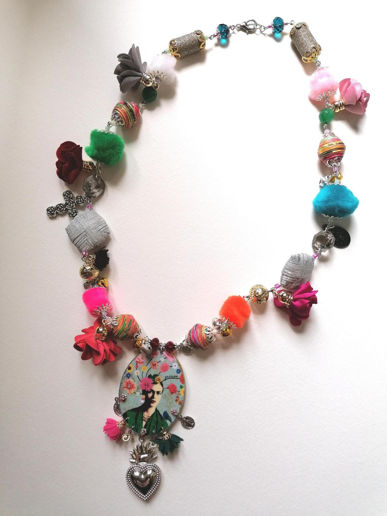Frida Boutique Capsule Collection - "frida Flower Necklace" Ii