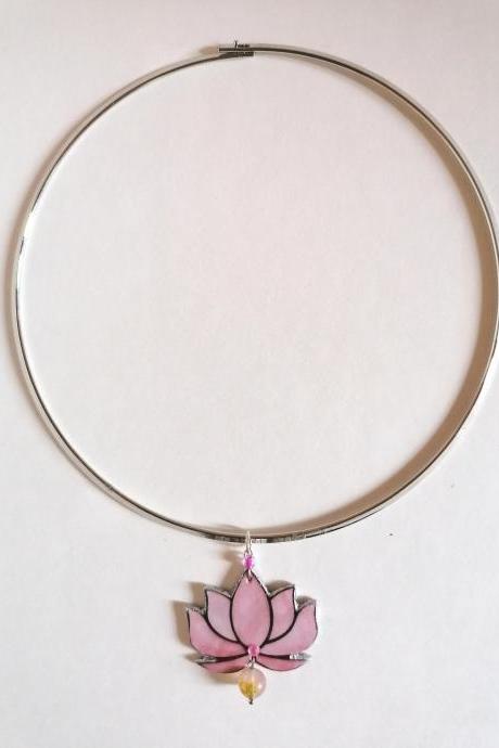 Lotus flower necklace
